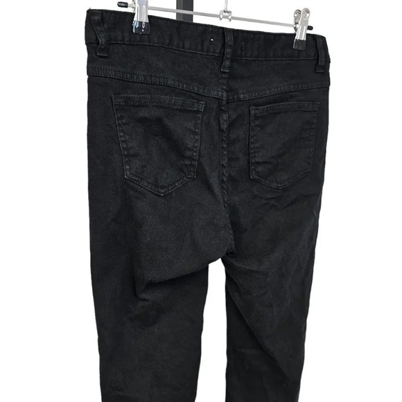 Oak + Fort Womens Fringe Black Jeans - Picture 6 of 9